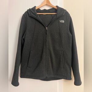 The North Face women  Charcoal Fleece Hoodie